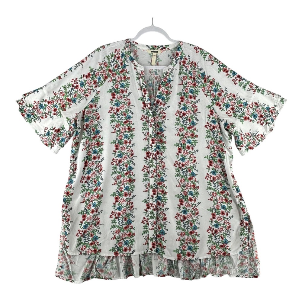 Matilda Jane Our‎ Atlas Top Womens Size X-Large Floral Wish You Were Here Boho - Picture 2 of 9